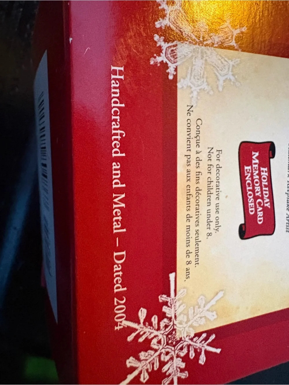 Hallmark Keepsake Ornament Santa with Gold Bells - Red, Green, White